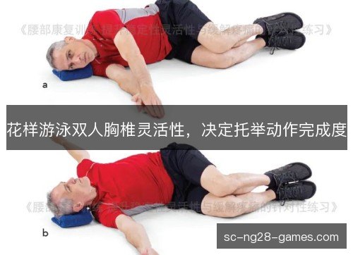 花样游泳双人胸椎灵活性，决定托举动作完成度